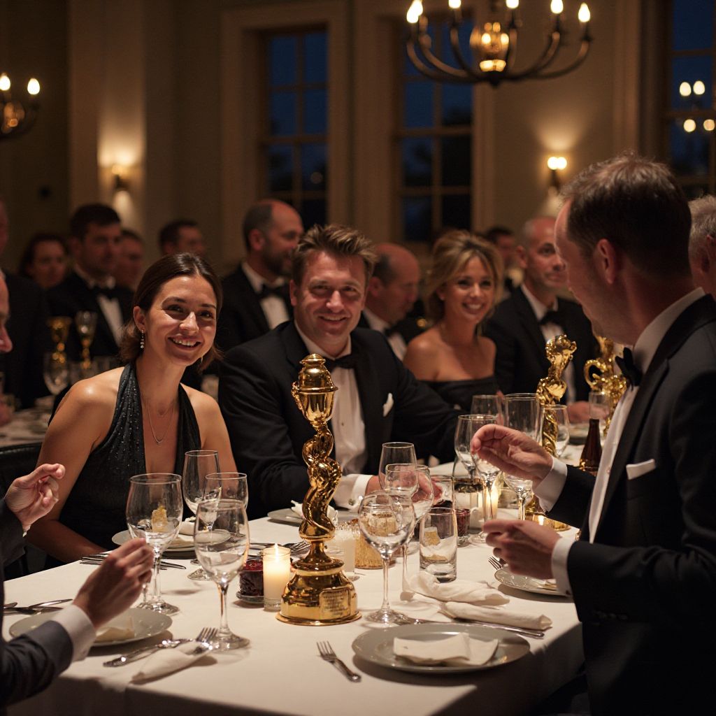 Cena di gala per i partecipanti al torneo
